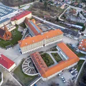 Barczewo, 24.03.2019 r. panorama przez Zaklad Karny EU, Pl, warm-maz. Lotnicze